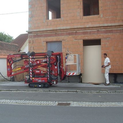 Hebebühne im Einsatz
